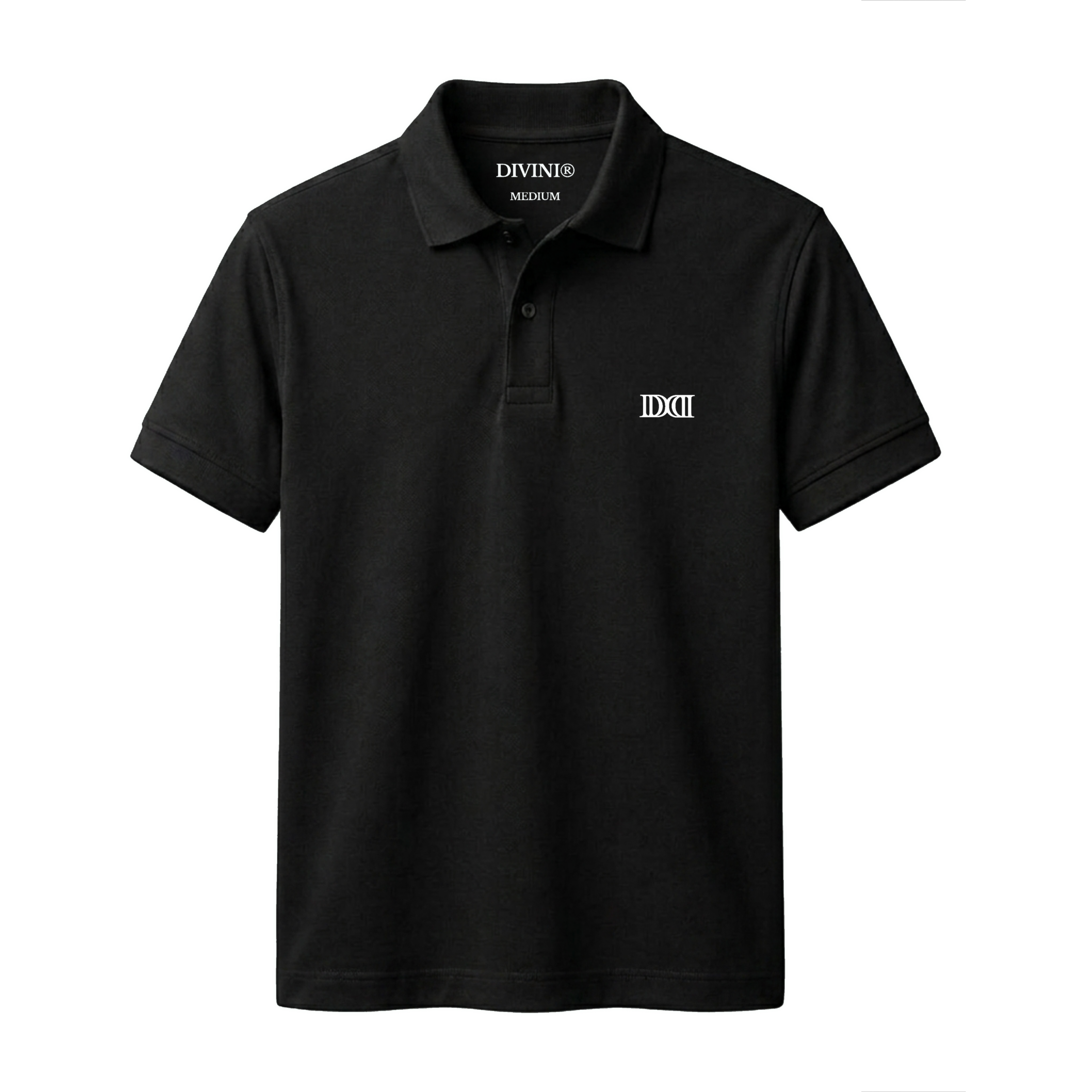 “Executive” embroidered polo shirt - black