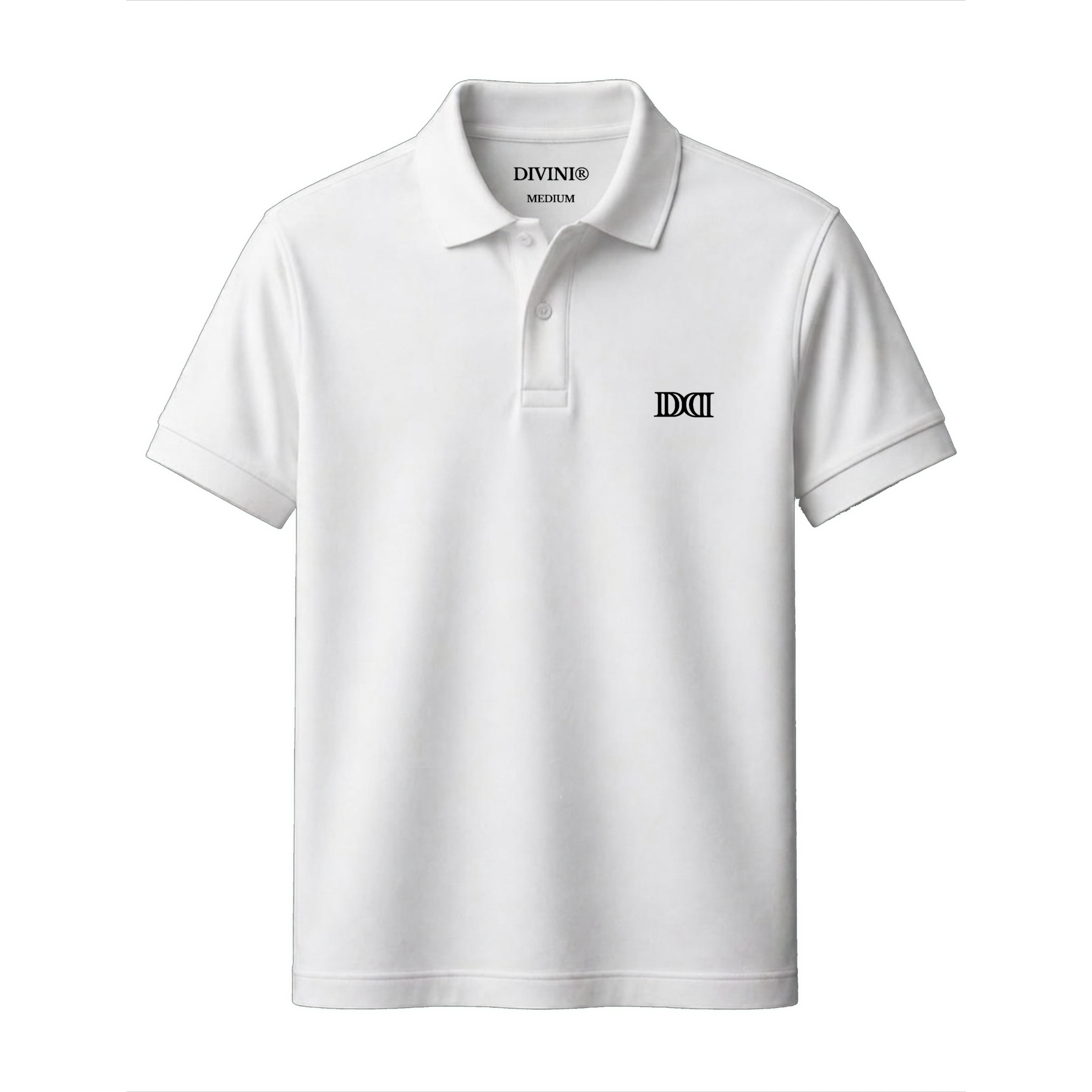 “Executive” embroidered polo shirt - white